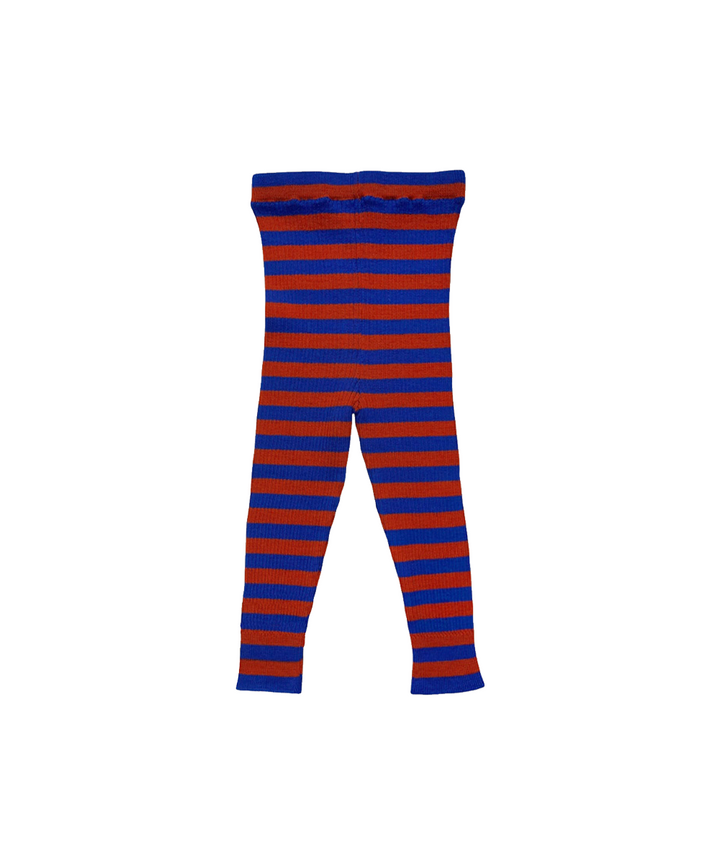 Sylfaen Skinny Legs - Redcurrant/Sapphire Stripe