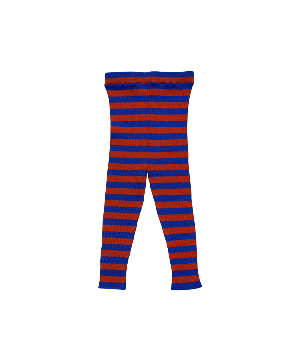Sylfaen Skinny Legs - Redcurrant/Sapphire Stripe