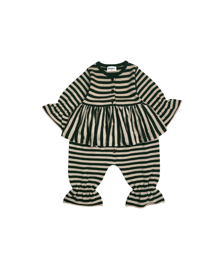 Stevie Romper - Ivy Stripe