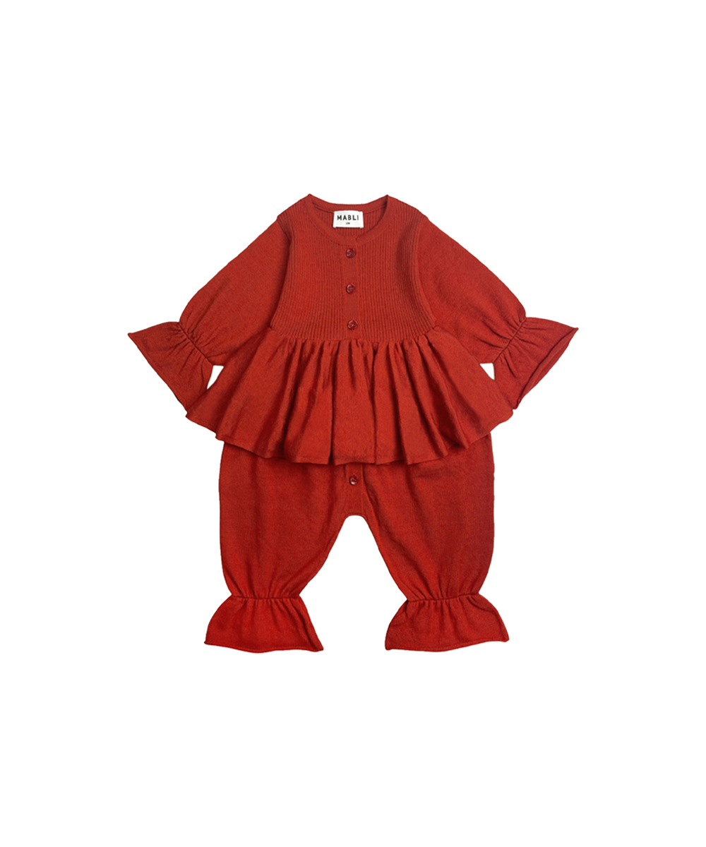Stevie Romper - Redcurrant