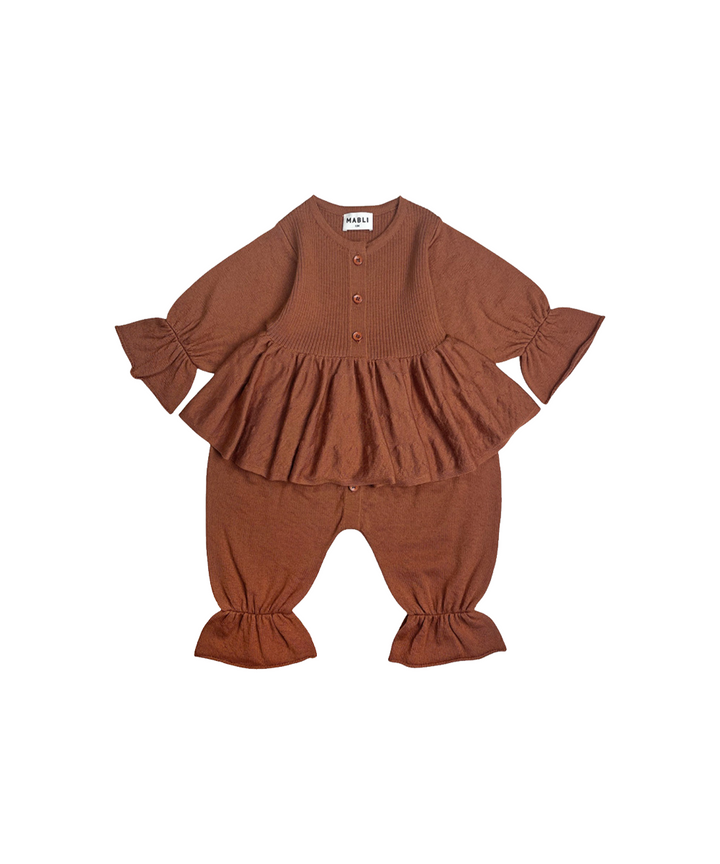 Stevie Romper - Sandalwood