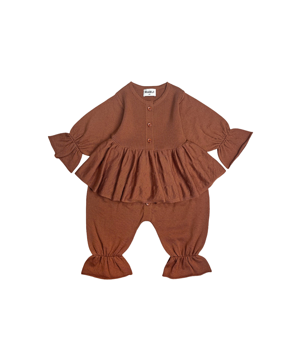 Stevie Romper - Sandalwood