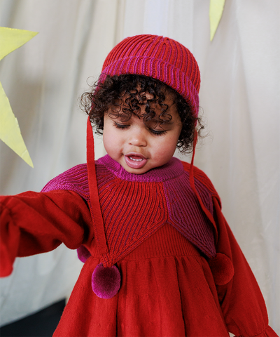 Jester Hat - Violet/Redcurrant