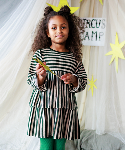 Stevie Dress - Ivy Stripe