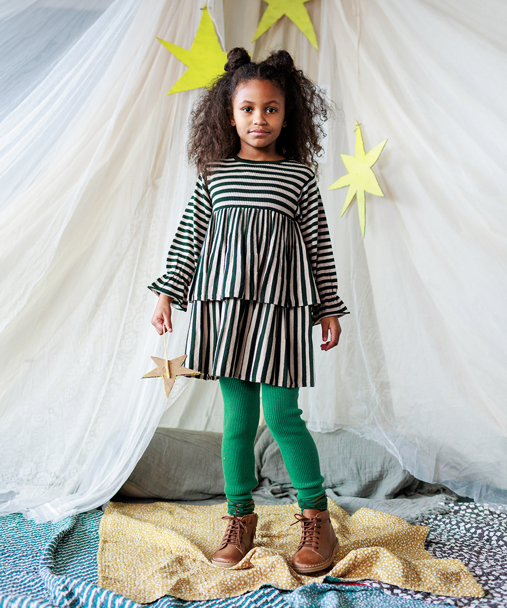 Stevie Dress - Ivy Stripe
