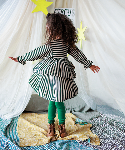 Stevie Dress - Ivy Stripe