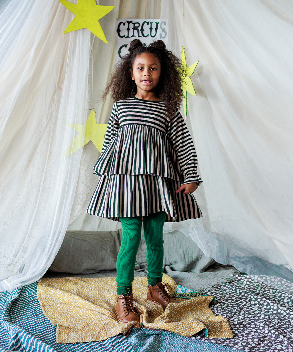 Stevie Dress - Ivy Stripe