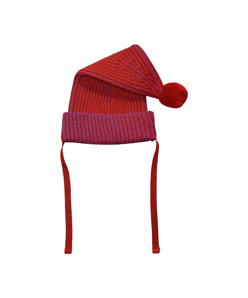 Jester Hat - Violet/Redcurrant