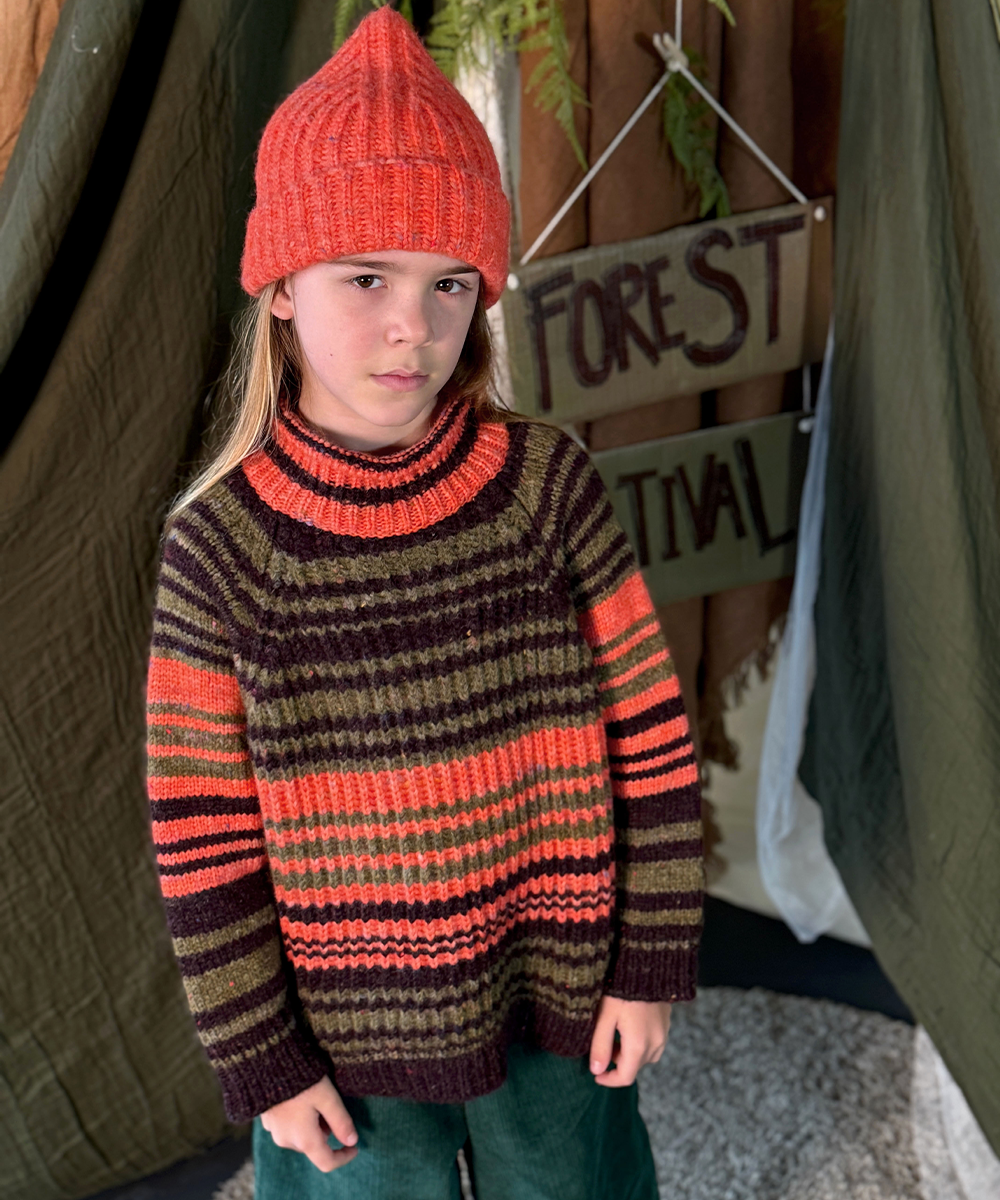 Moya Pullover - Multi Stripe