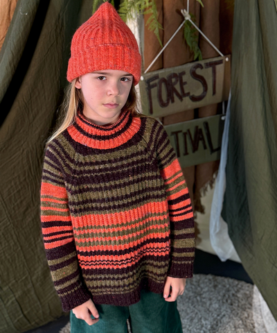 Moya Pullover - Multi Stripe