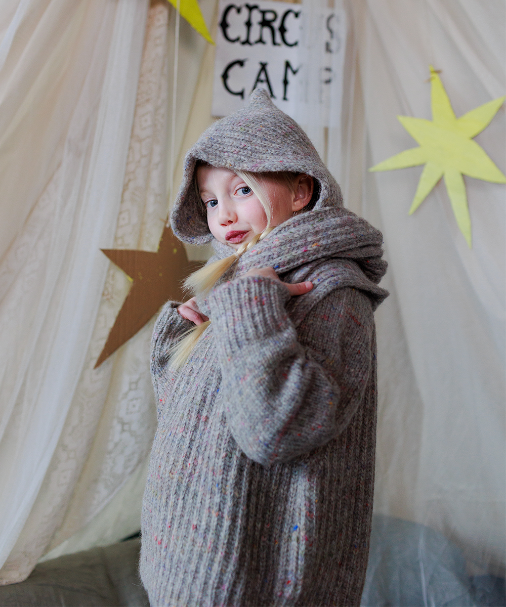 Moya Hooded Scarf - Puddle