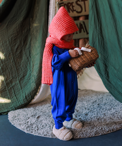 Moya Hooded Scarf - Blaze