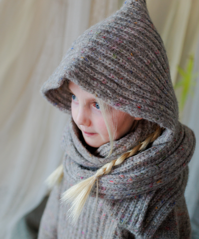Moya Hooded Scarf - Puddle