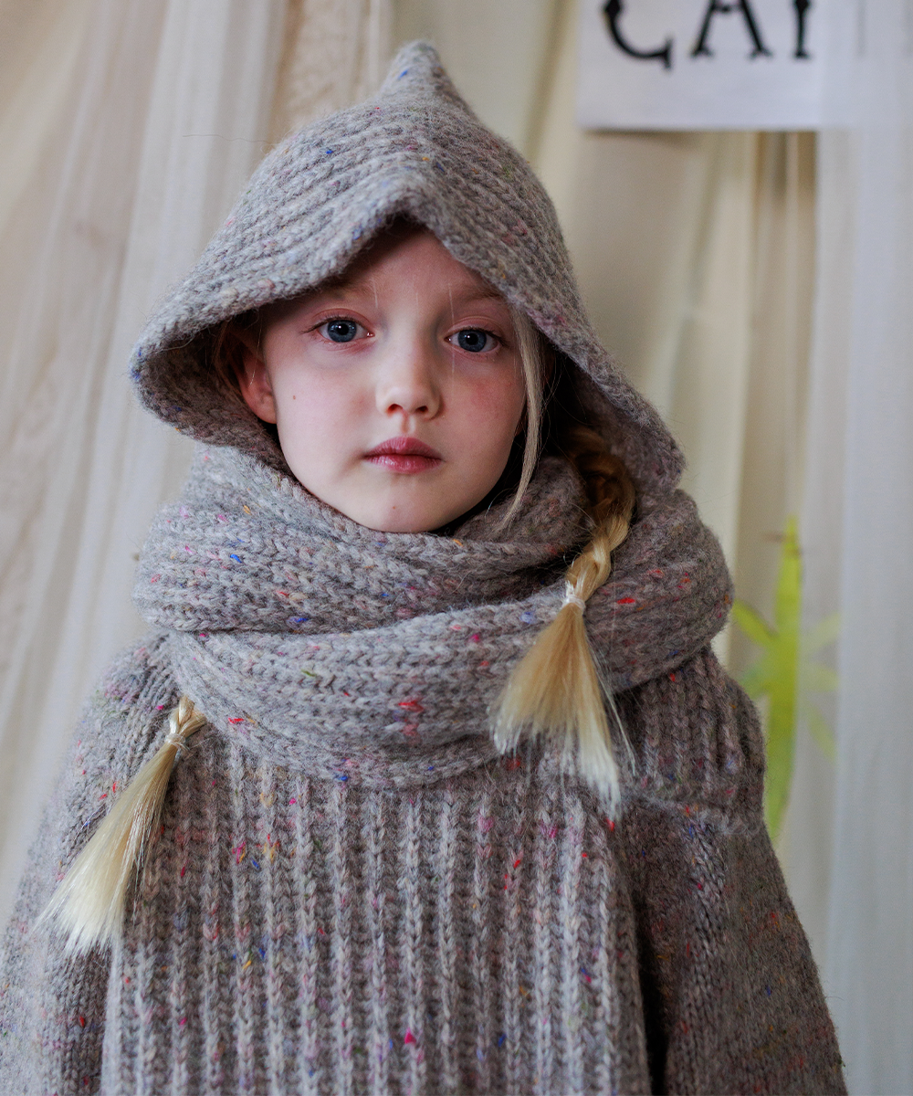 Moya Hooded Scarf - Puddle – MABLI