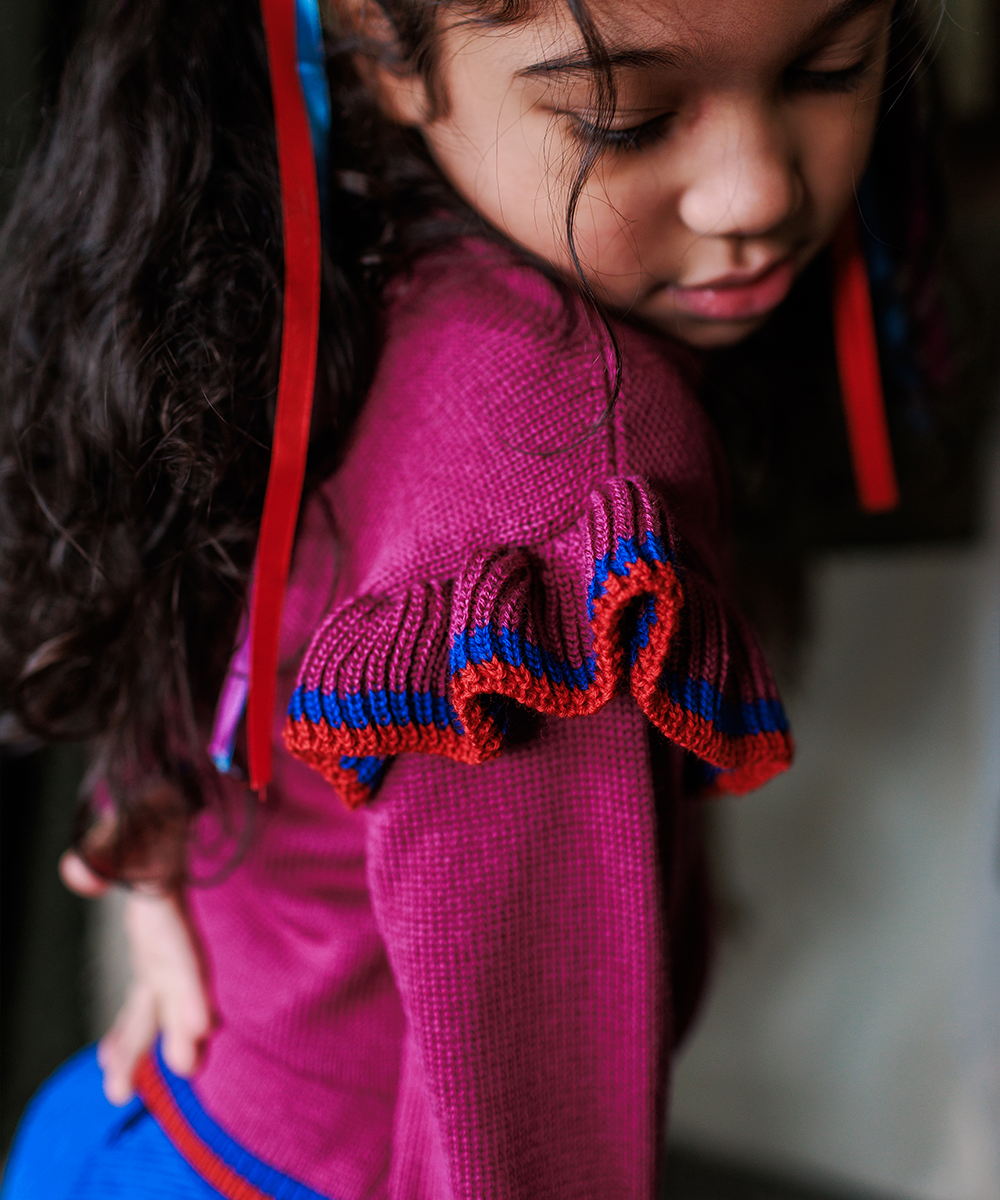 Delyth Pullover - Violet