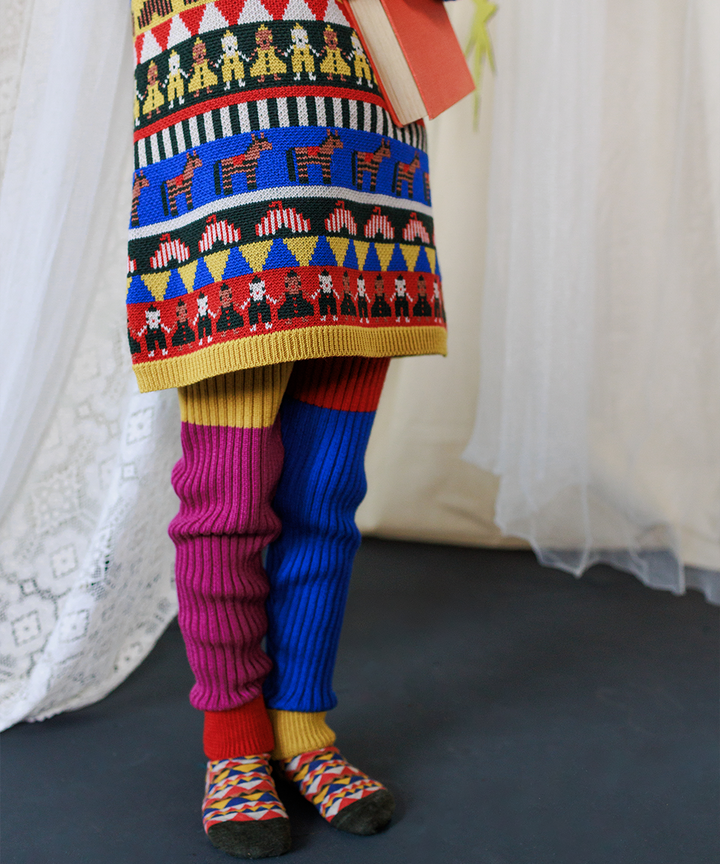 Circus Triangles Short Socks - Multi