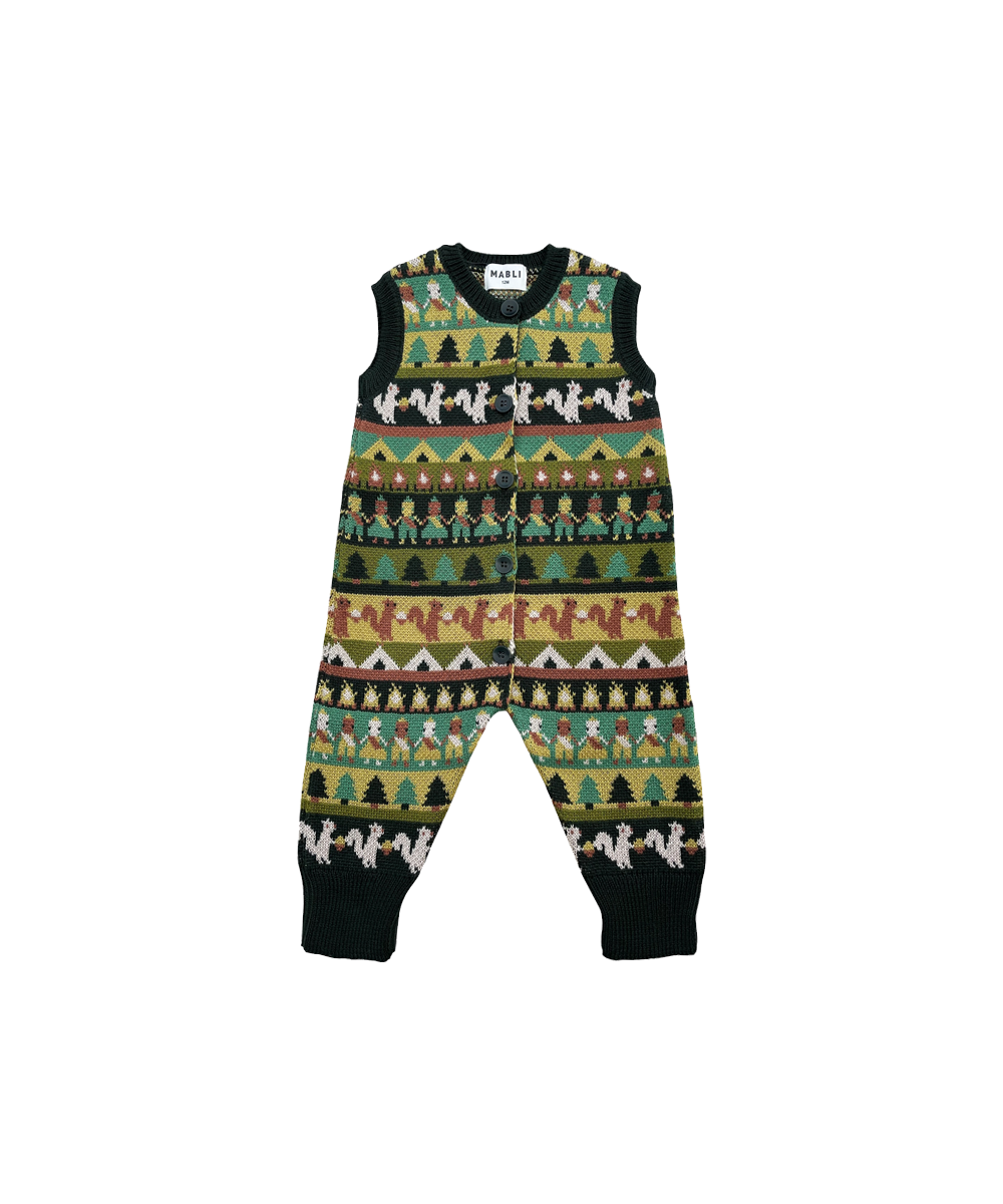 Scout Camp Romper - Multi
