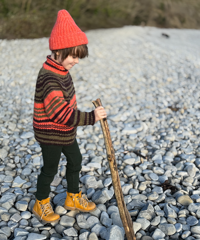 Moya Pullover - Multi Stripe