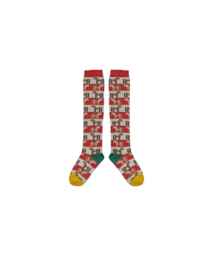 Zorse Long Socks - Redcurrant
