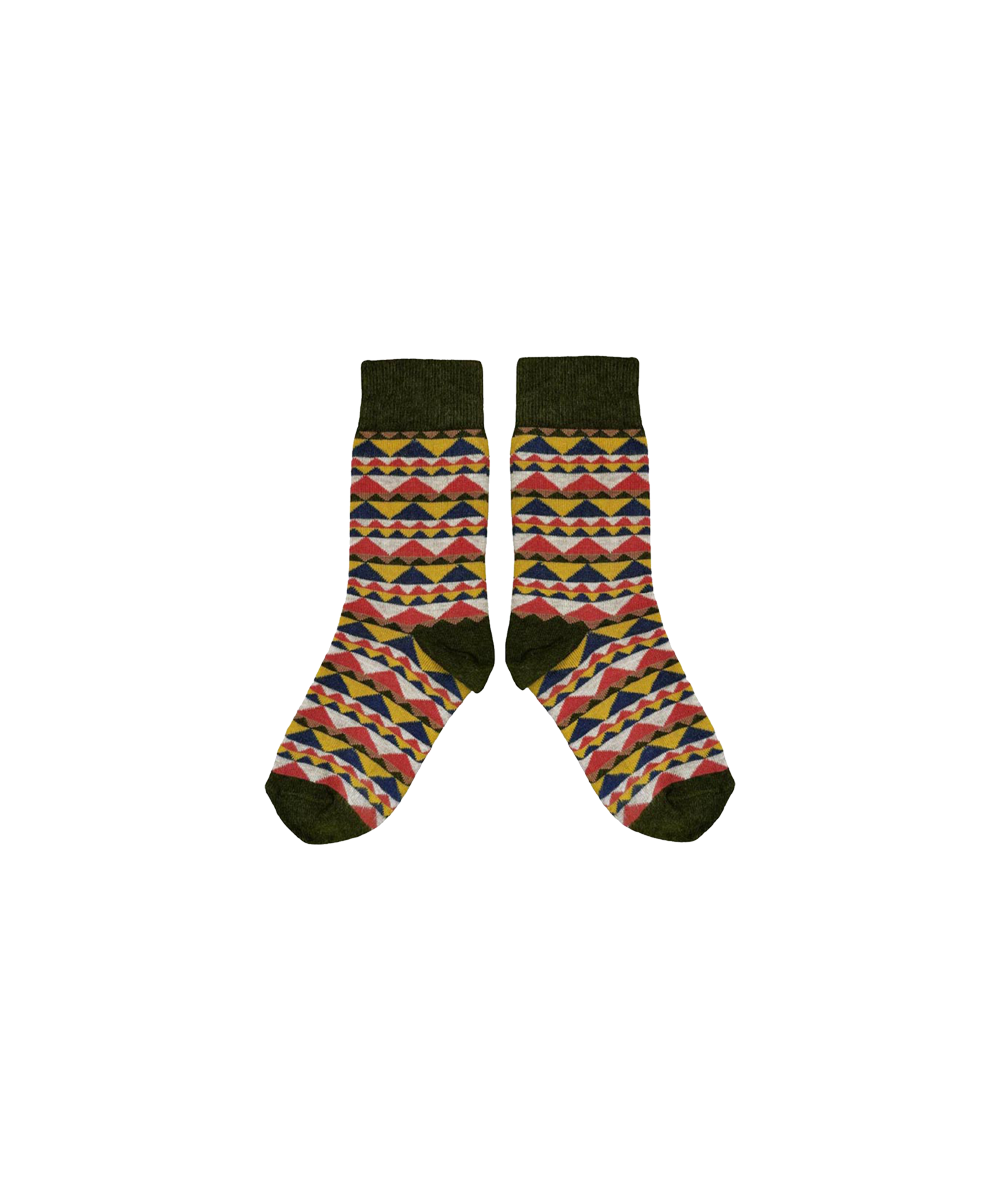 Circus Triangles Short Socks - Multi