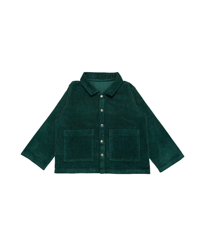 Cord Shirt - Emerald  - Organic Cotton