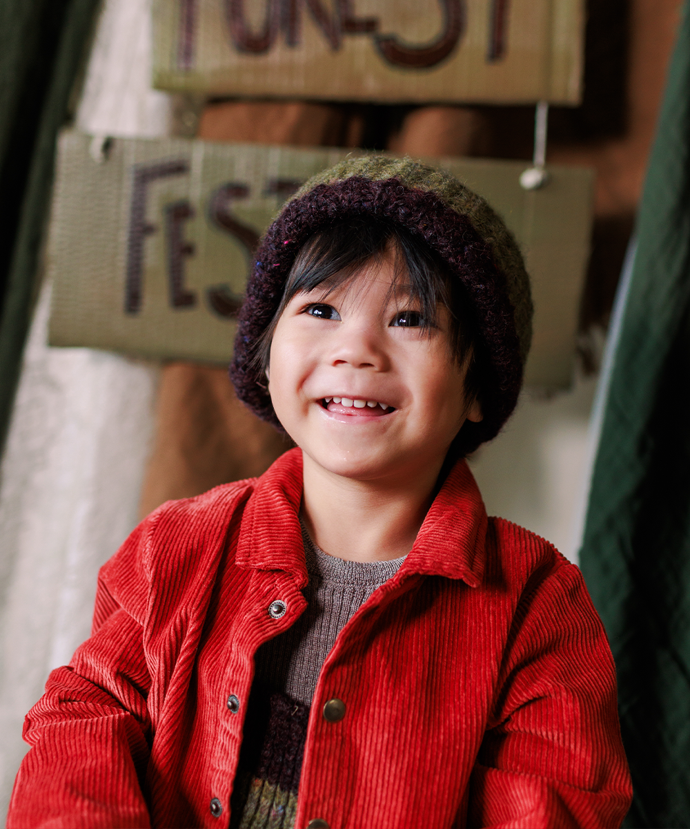 Cord Shirt - Vermillion