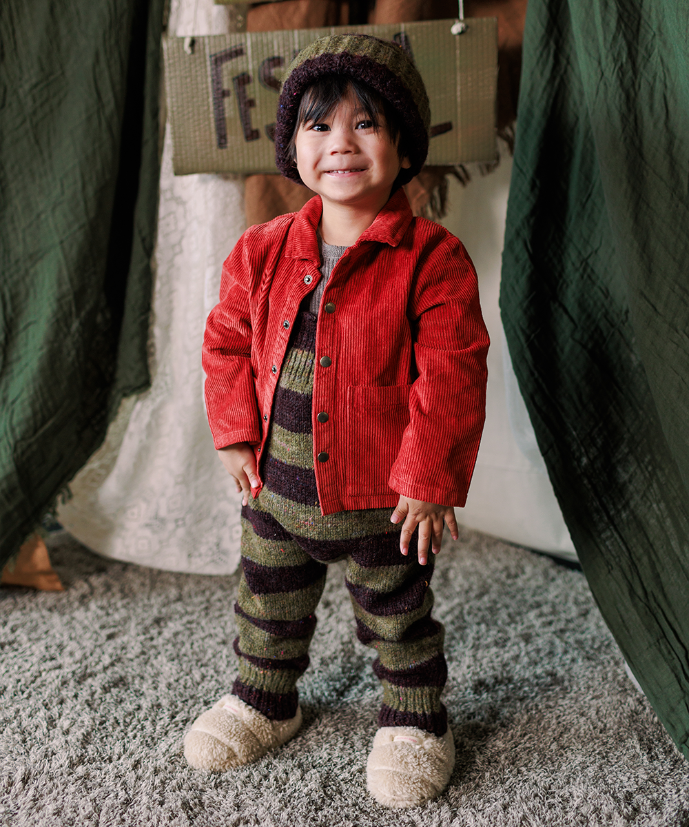 Cord Shirt - Vermillion