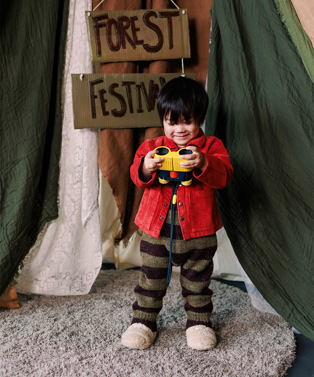 Cord Shirt - Vermillion