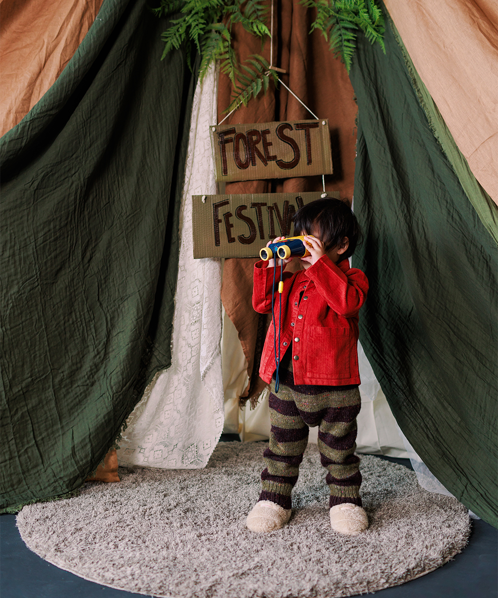 Cord Shirt - Vermillion