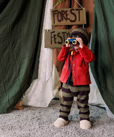 Cord Shirt - Vermillion