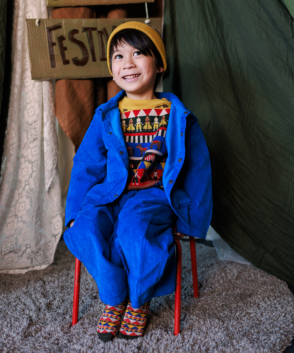 Cord Pants - Electric Blue