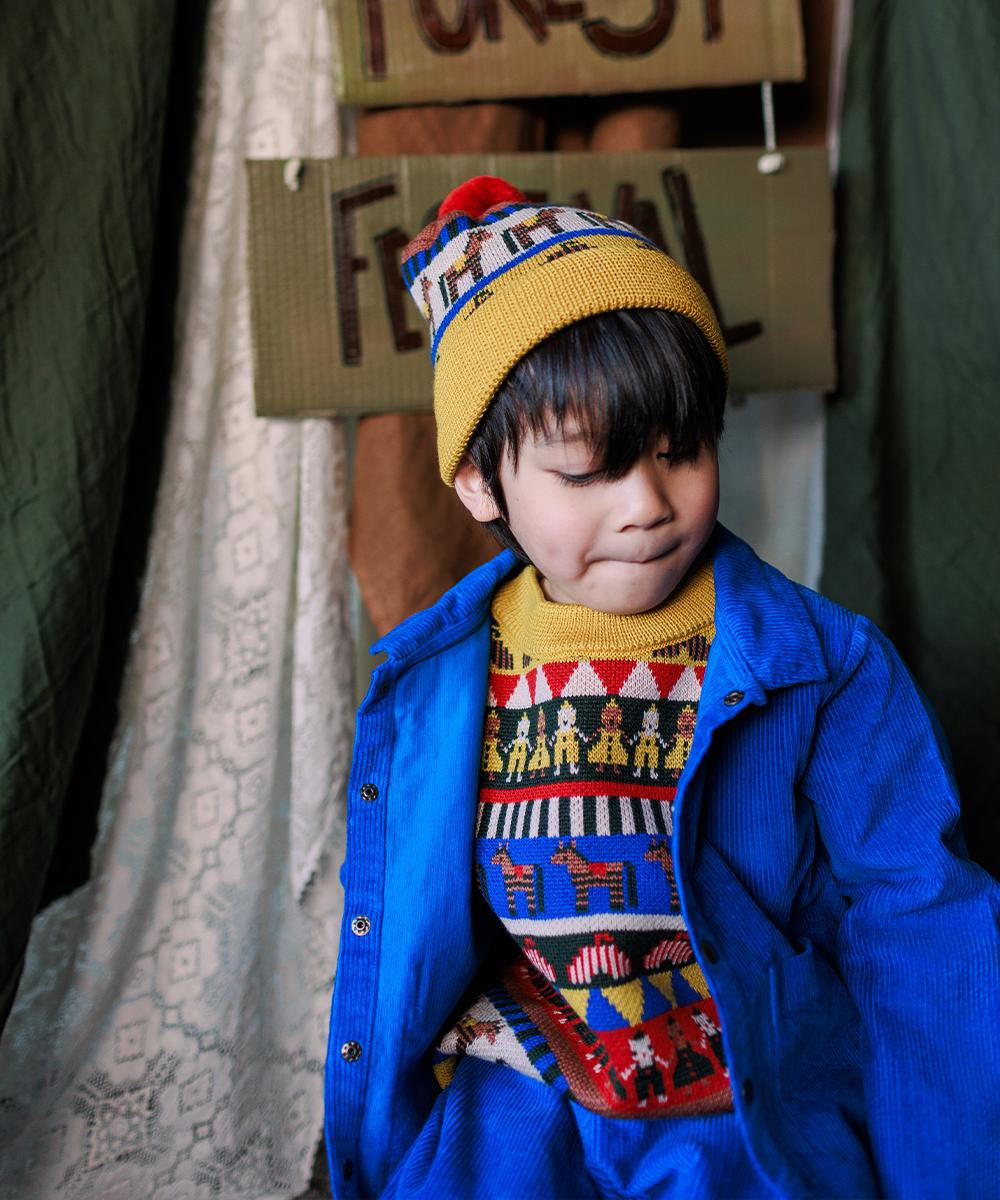 Cord Shirt - Electric Blue