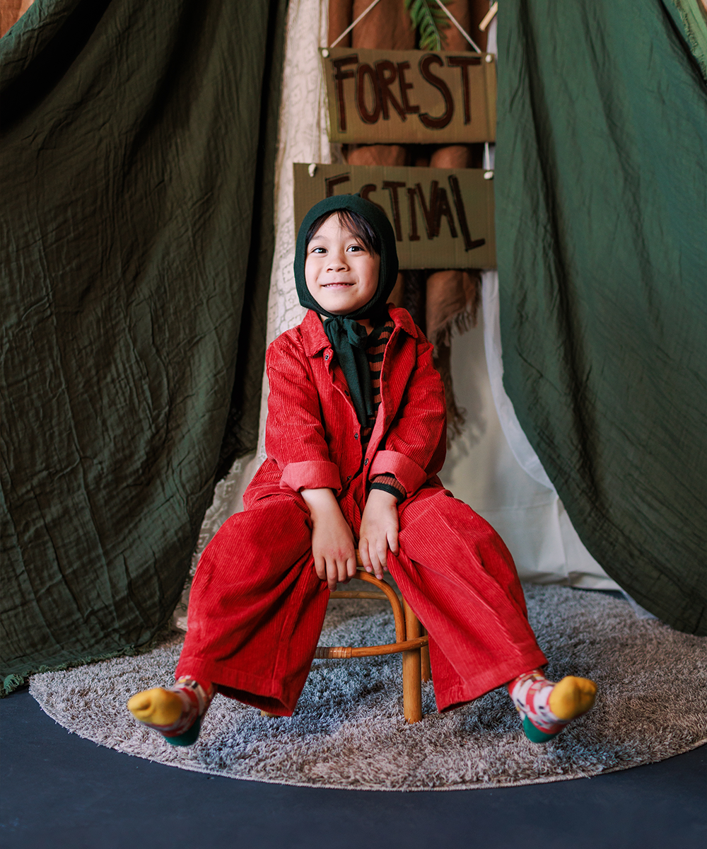 Cord Pants - Vermillion  - Organic Cotton