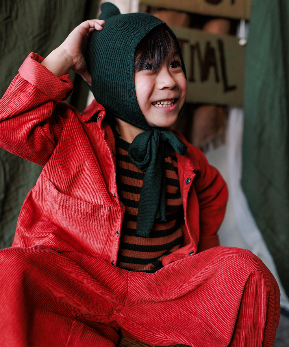 Cord Pants - Vermillion