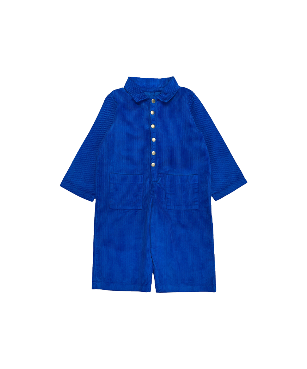 Cord Overalls - Electric Blue