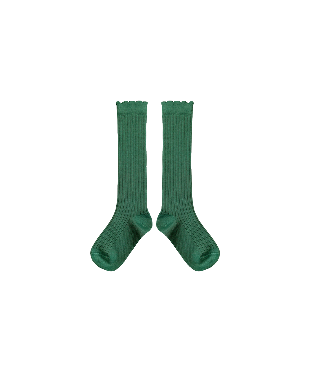 Long Merino Wool Socks - Malachite