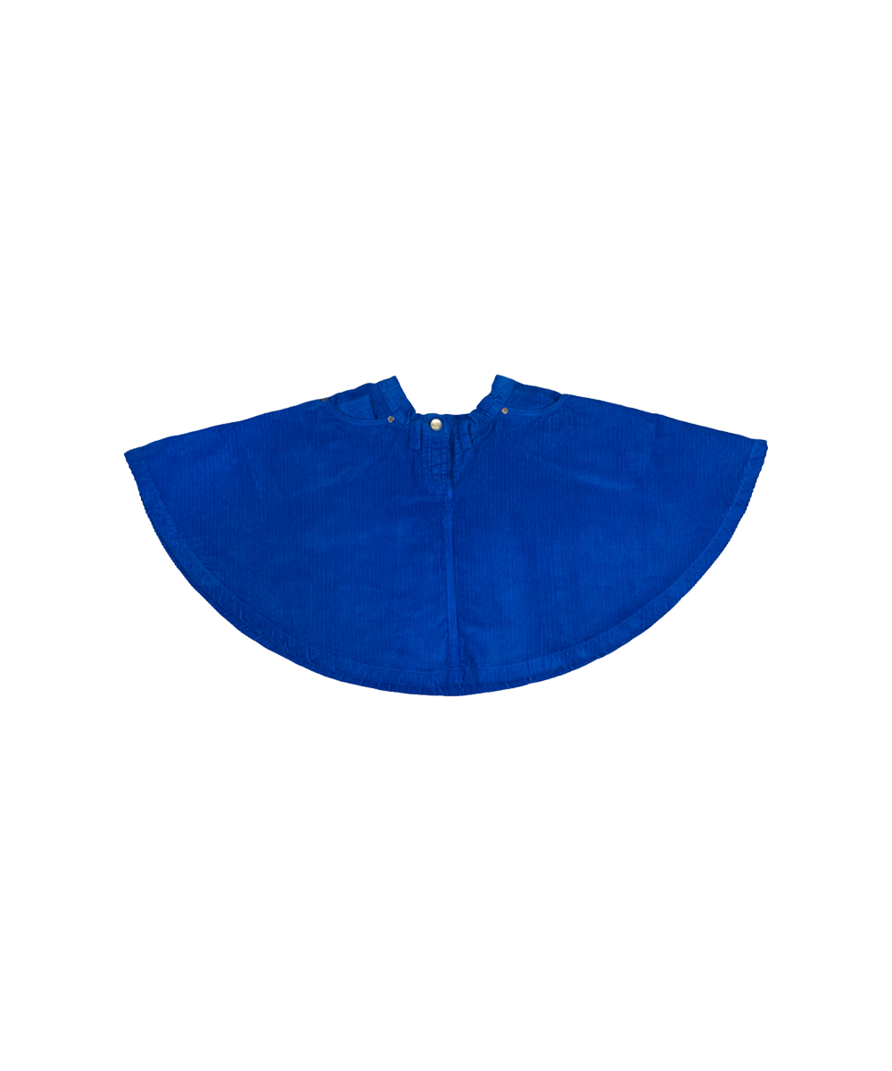 Cord Skirt - Electric Blue  - Organic Cotton