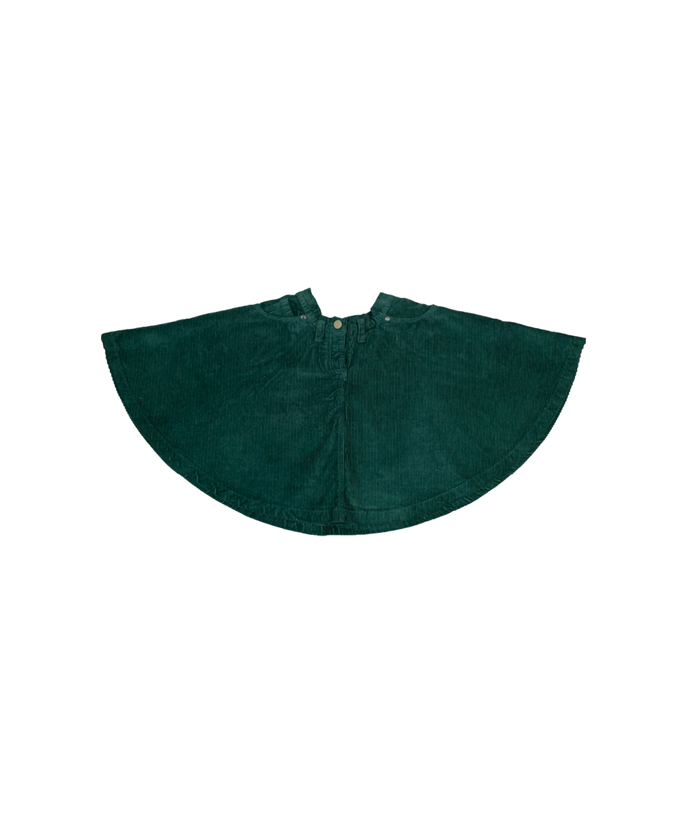 Cord Skirt - Emerald  - Organic Cotton