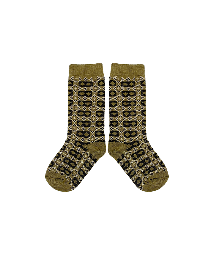 Brae Socks - Golden Olive