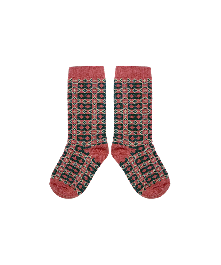 Brae Socks - Winter Rose