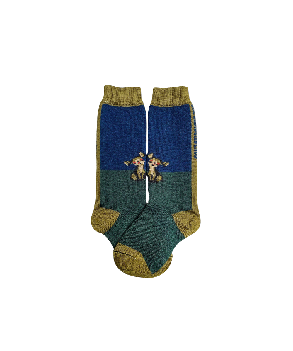 Carw Bach Socks - Deep Sea