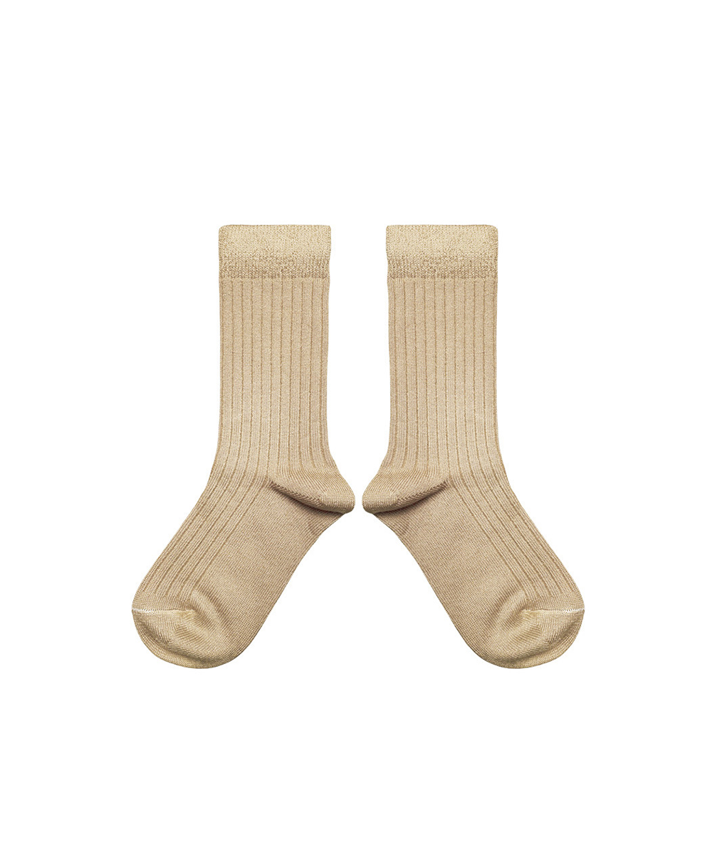 Short Merino Wool Socks - Biscotti