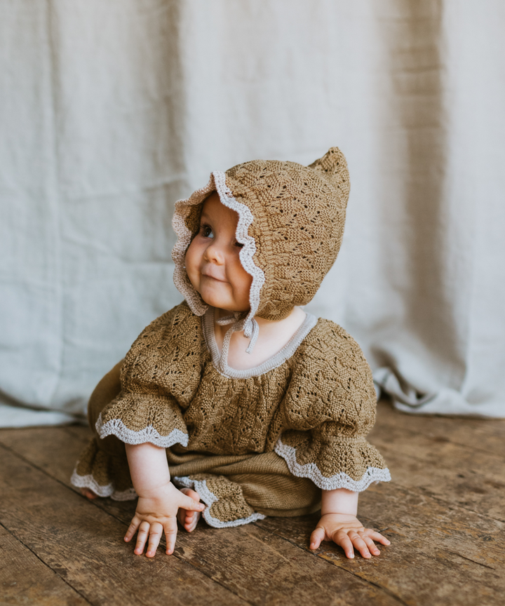 MABLI / EIRLYS ROMPER•BONNET MABLI / EIRLYS ROMPER•BONNET Eirlys Romper - Maize – MABLI