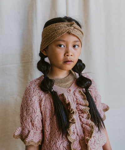 Awena Cardigan - Pink Earth