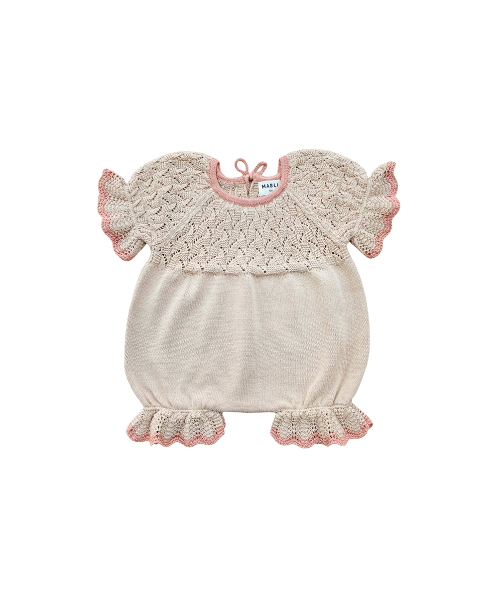 Awena Romper - Oatmilk