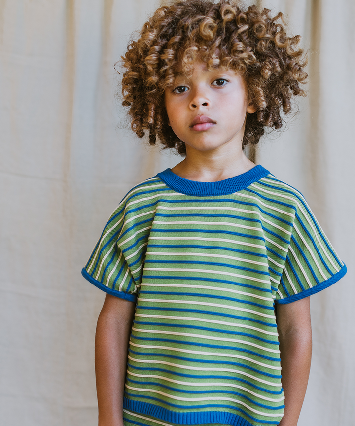 Deck Tee - Clover Stripe