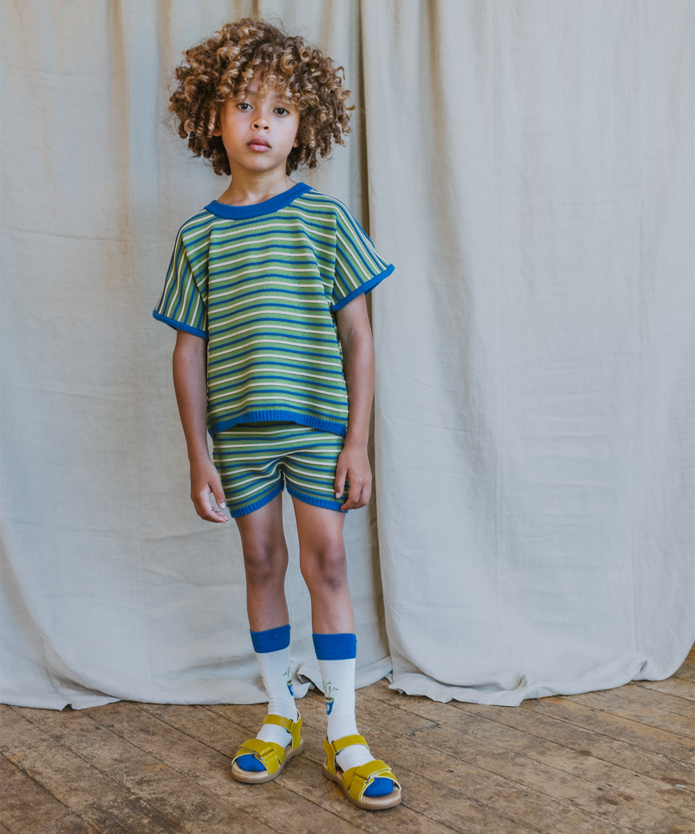 Deck Tee - Clover Stripe