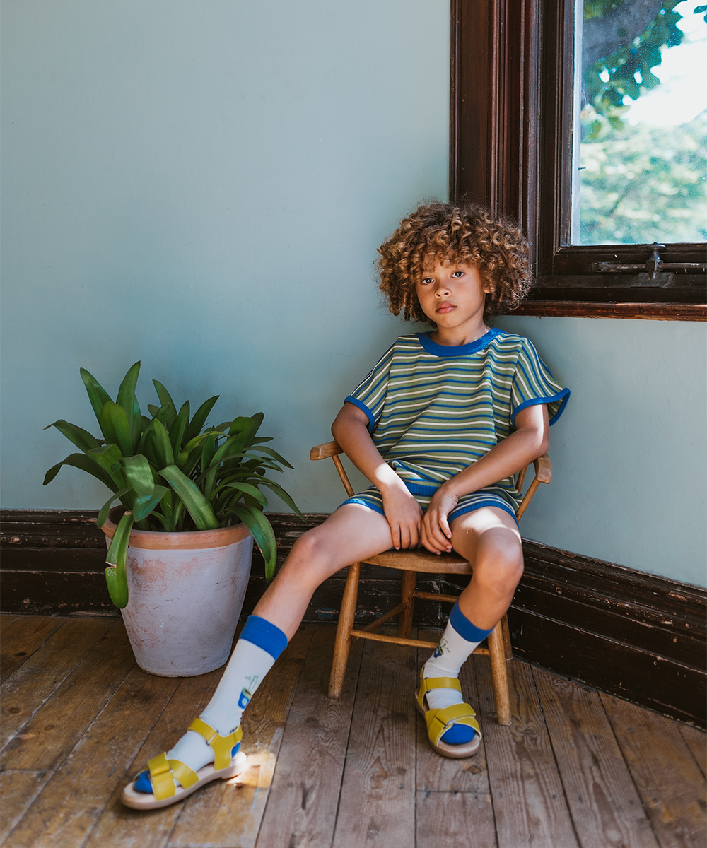 Deck Tee - Clover Stripe