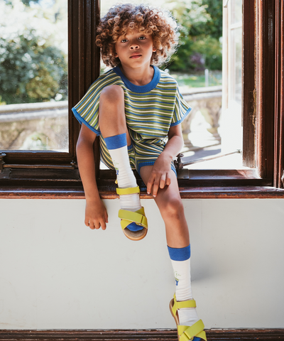 Deck Shorts - Clover Stripe