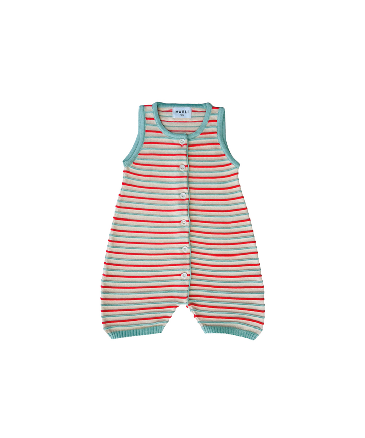 Deck Romper - Aspen Stripe